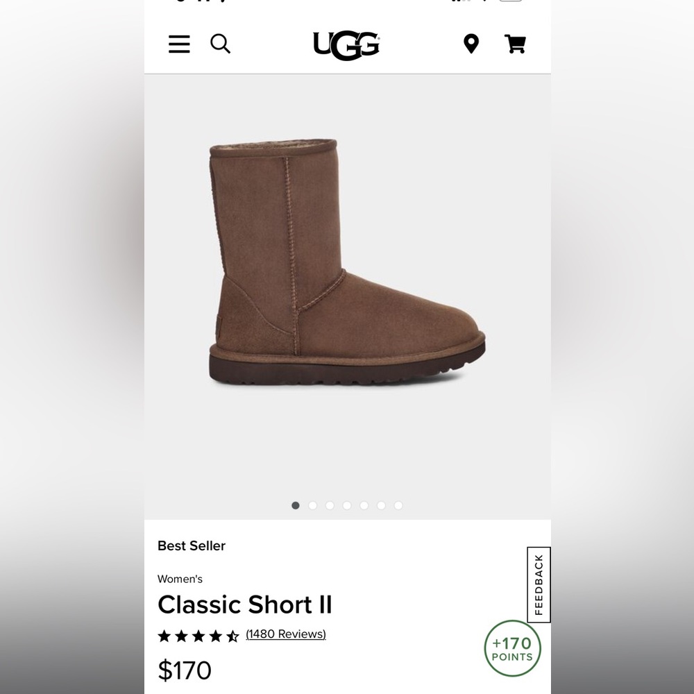 UGG classic short boot